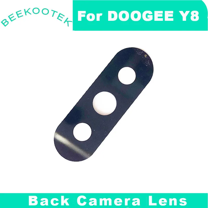 100% Новый оригинальный объектив задней камеры Для DOOGEE Y8 задний корпус стеклянный