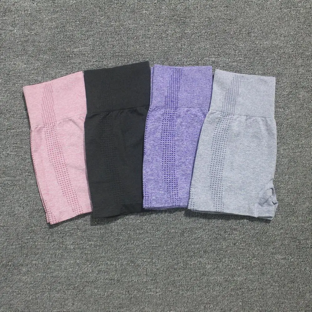 Бесшовный комплект для йоги из 3 предметов женская одежда тренировок в