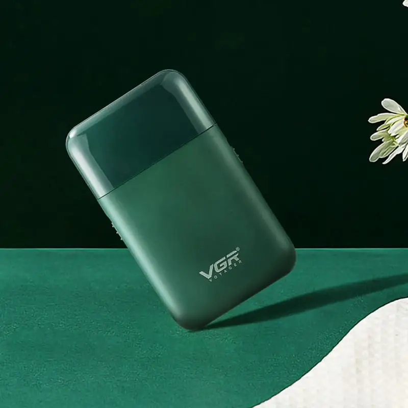 

VGR car razor portable razor male electric mini hand shaving knife push white reciprocating shaving Shaver Hair Removal for Man