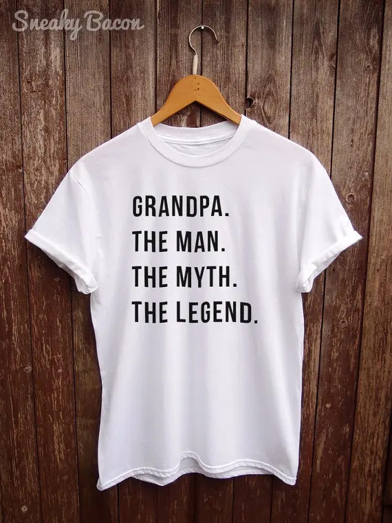 

Grandpa Shirt gifts for grandpa, funny tshirt grandpa birthday gifts cotton slogan tee-C519