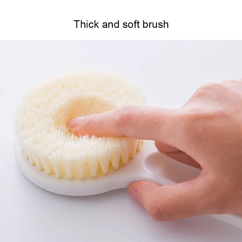 Мягкая щетка для ванны с противоскользящей длинной ручкой отшелушивающая
