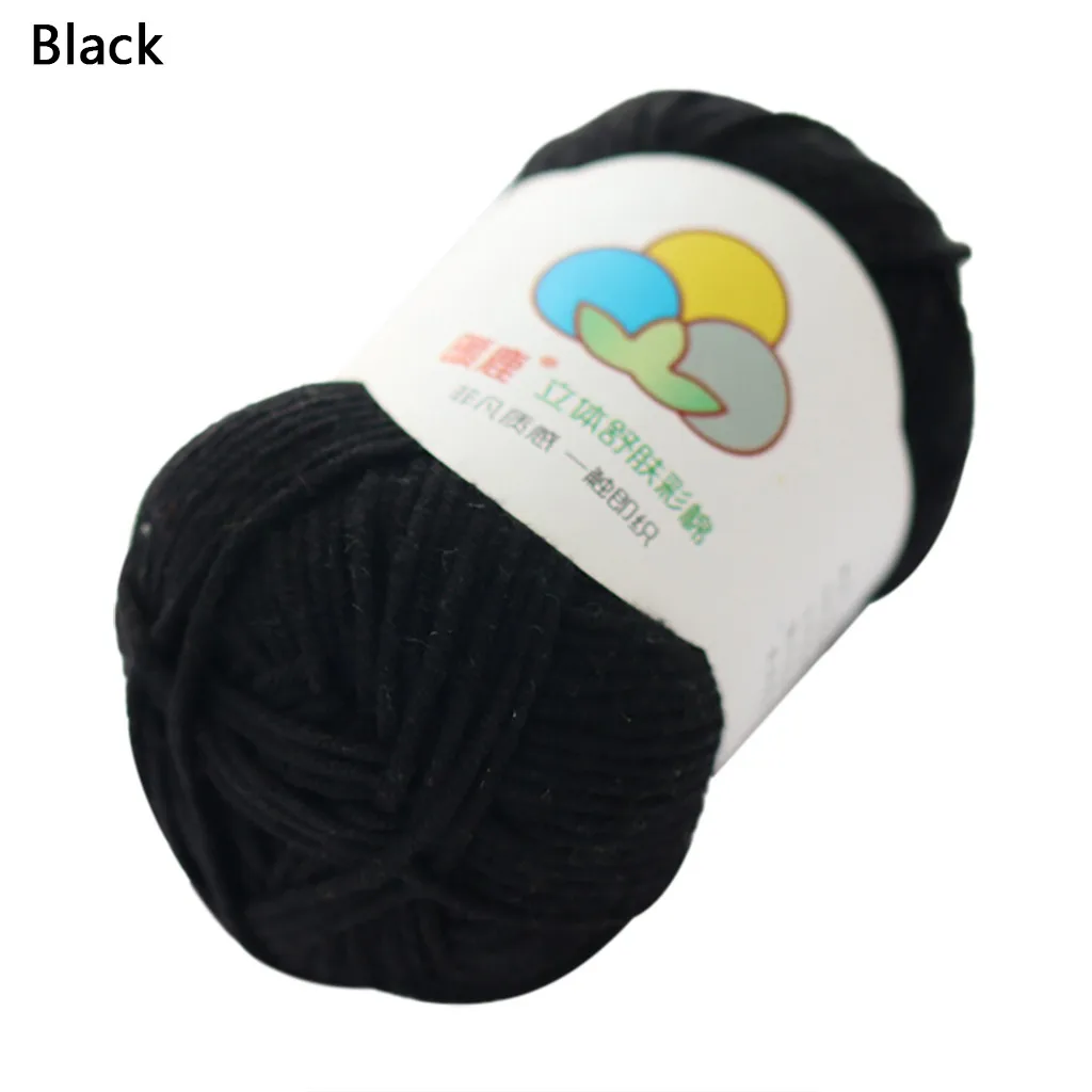 High quality 50g 5 layers soft cotton Natural milk fiber hand knitted baby knitting yarn Crochet for crafts | Дом и сад