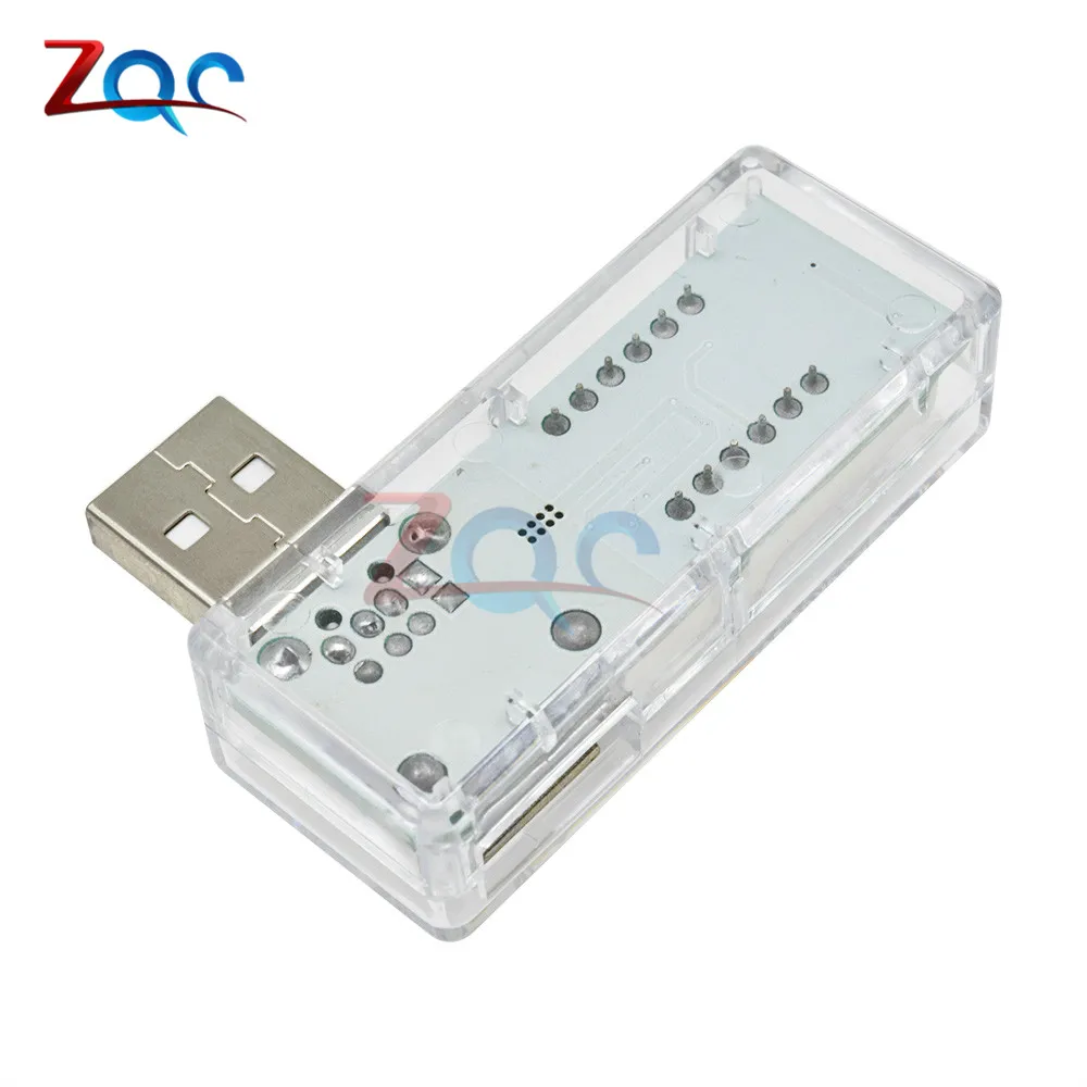 Цифровой USB зарядное устройство Доктор Вольтметр Амперметр Ток Напряжение тестер метр мини USB Мобильный зарядное устройство светодиодный дисплей