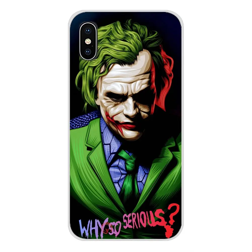 Для Apple IPhone X XR XS 11Pro MAX 4S 5s 5C SE 6S 7 8 Plus ipod touch 5 6 прозрачный чехол из искусственной кожи ужас фильм Джокер Почему так много