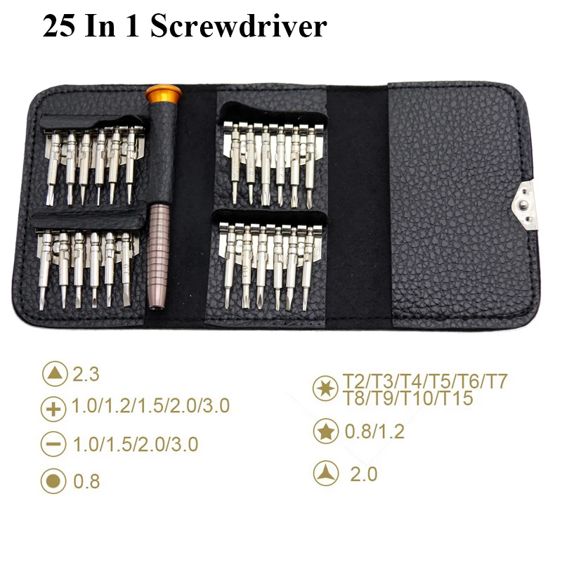 

110 in 1 Screwdriver Set 25 in 1 Precision Torx Mini Electric Precision Screwdriver for Iphone Huawei Tablet Ipad Home tool set