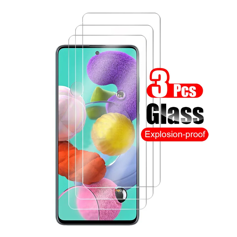 Закаленное стекло для Samsung Galaxy A51 Защитная пленка экрана SM A515F A515 9H с защитой от