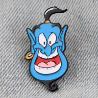 yq546 disney aladdin and the magic lamp pin brooch cartoon icons badge for clothes lapel pin collection pin jewelry accessories