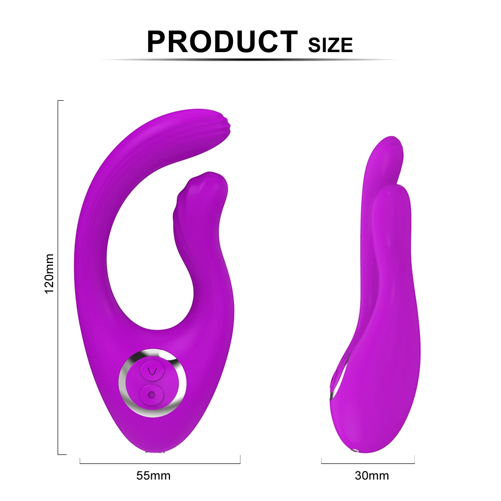 Вибратор для пениса U образной формы эротические игрушки взрослых 12 режимов