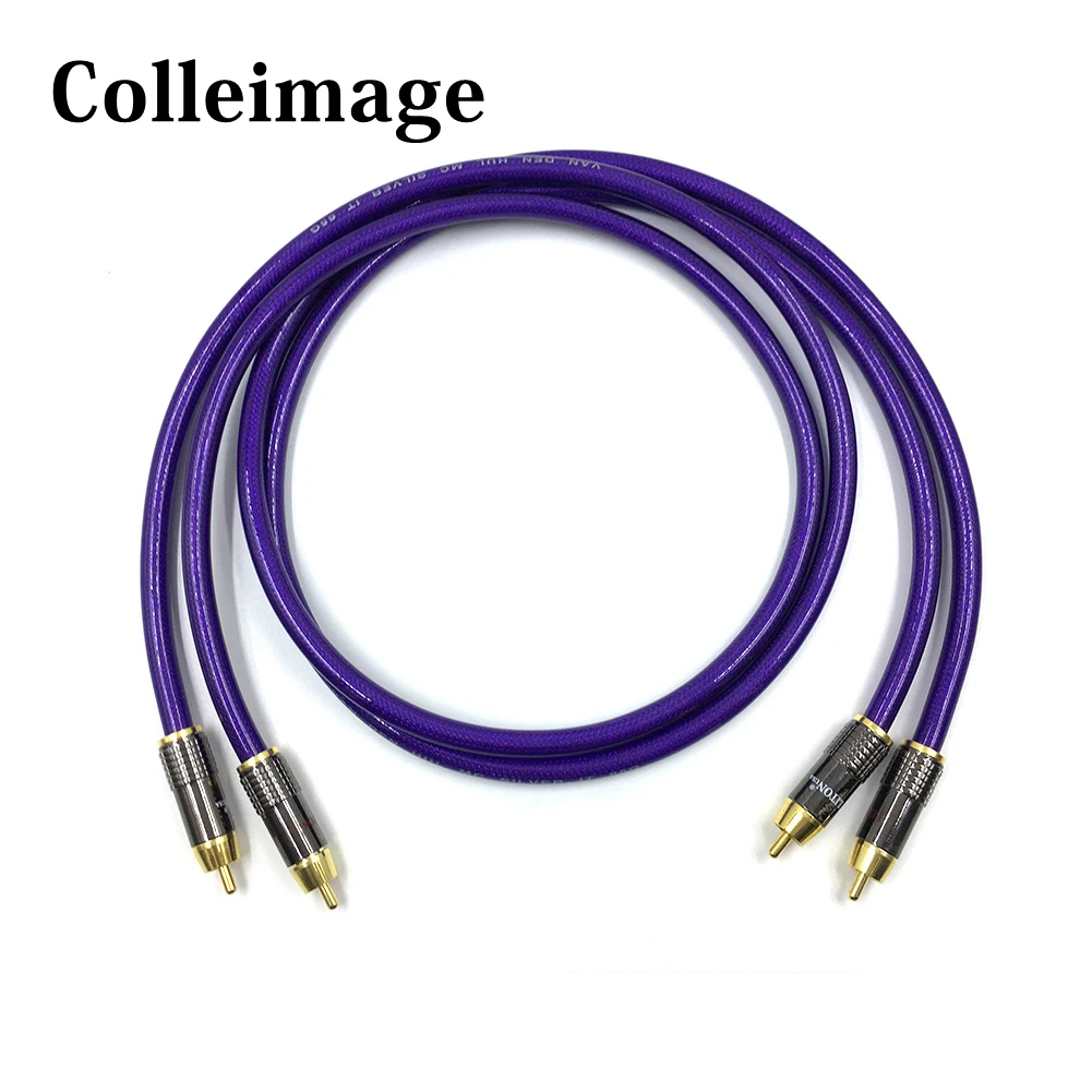 Бесплатная доставка Пара Van den Hul MC-SILVER IT 65 RCA аудио кабель соединительный с