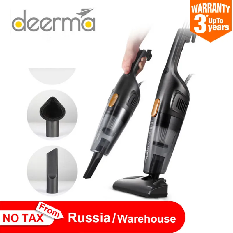 Deerma Портативный Ручной пылесос бытовой бесшумный сильный всасывающий домашний