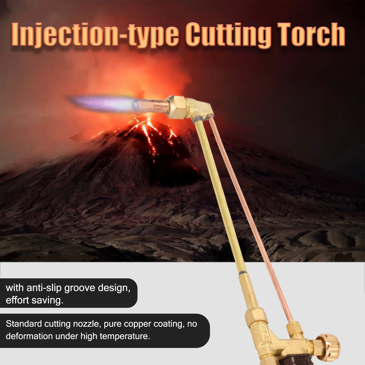 Injector torch High Power Windproof Copper Hot Flame Adjustable Injection-type Cutting Torch with Standard Air Inlets | Инструменты