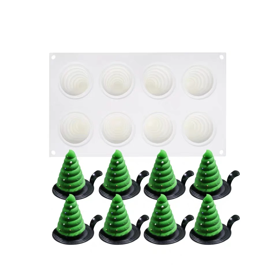 Рождественские праздничные украшения форма для рождественской елки мусса торта