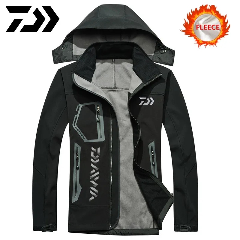 

DAIWA Winter Fishing Clothing Men Breathable Outdoor Sports Windproof Waterproof Clothes Daiwa Fishing Jacket Clothes Suit
