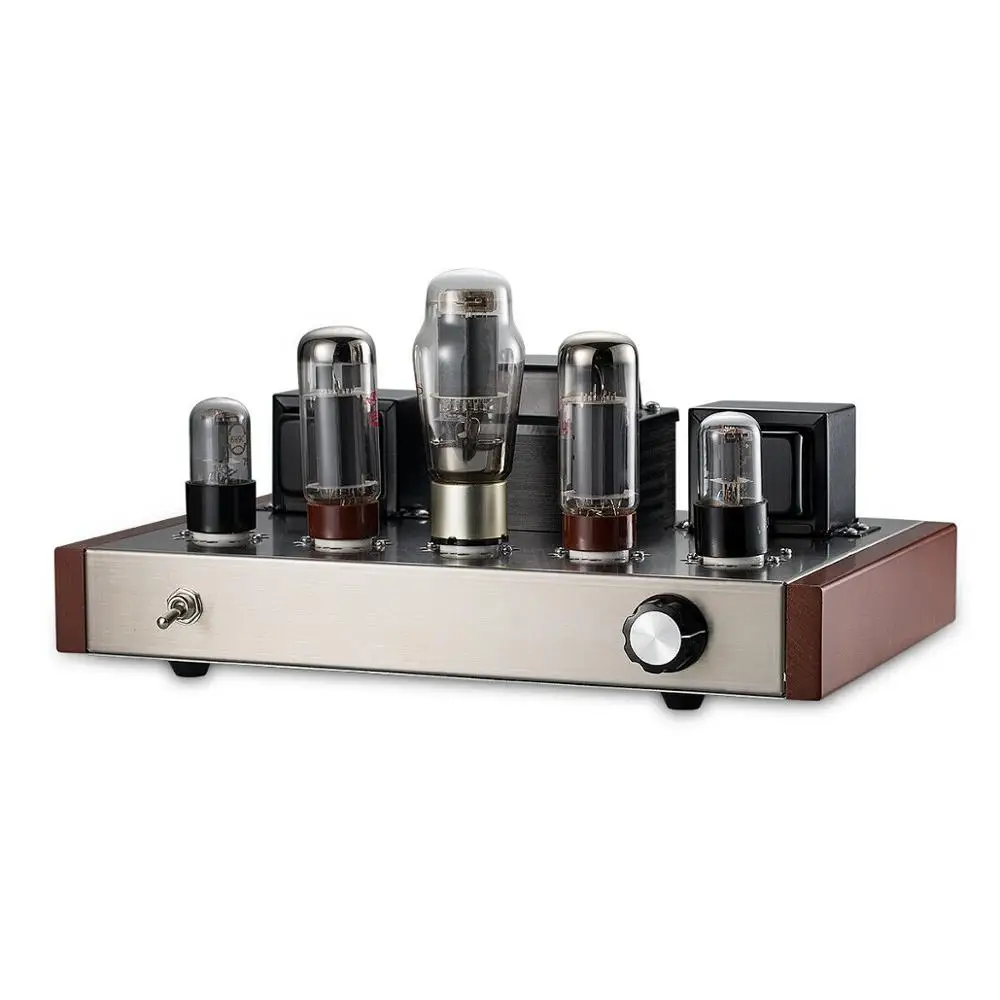 Finished Amplifier Nobsound 6H9C+ EL34B вакуумный ламповый усилитель HiFi аудио одиночный класс стерео усилитель мощности чисто ручной работы 13 Вт+ 13 Вт - Цвет: Finished Amplifier