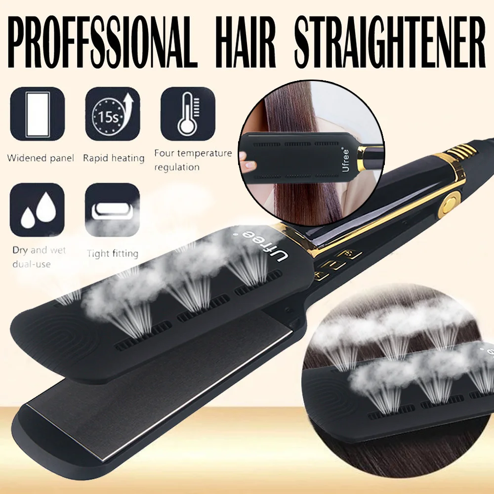Выпрямитель для волос с пятью зубцами регулировка температуры керамический