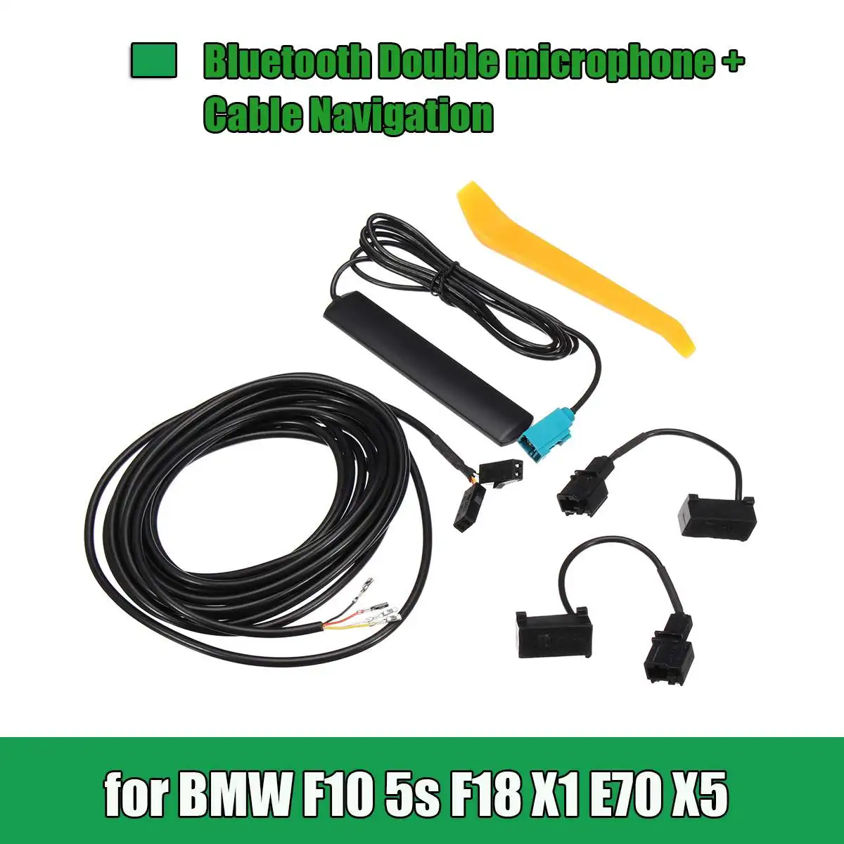

For BMW F10 5S F18 X1 E70 X5 Car bluetooth Double Microphone 12/13/25/26 Pin Aux Cable Adapter Car GPS Navigation Cable DIY Set