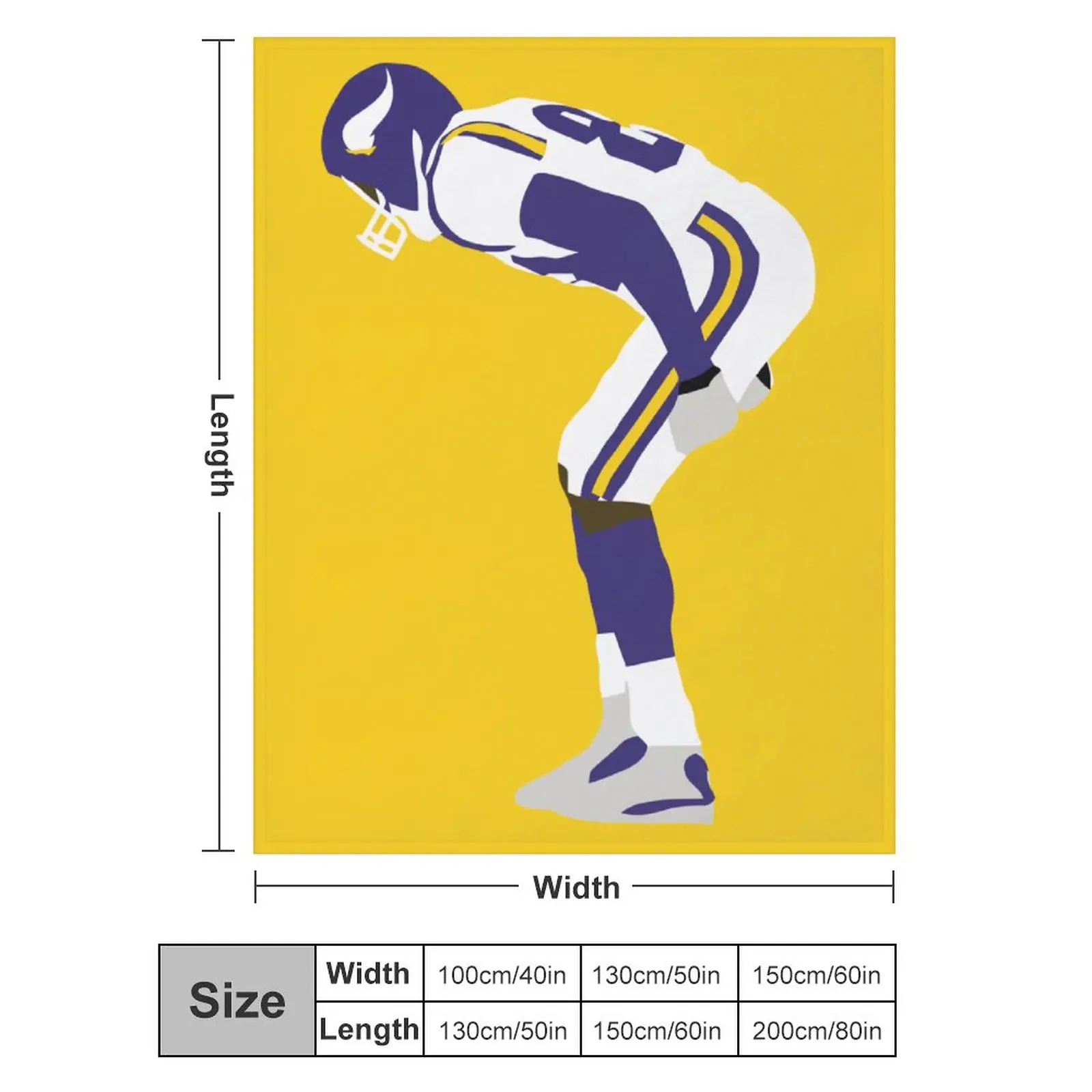 

Blanket 84 Randy Moss Mooning Celebration Ultra Soft Micro Fleece Cozy Lightweight Microfiber Flannel All Season Living Room Bed