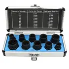 51013 шт.компл. извлекатель поврежденных болтов, гаек, винтов, набор для удаления, инструмент для резьбы, ручной набор инструментов с коробкой