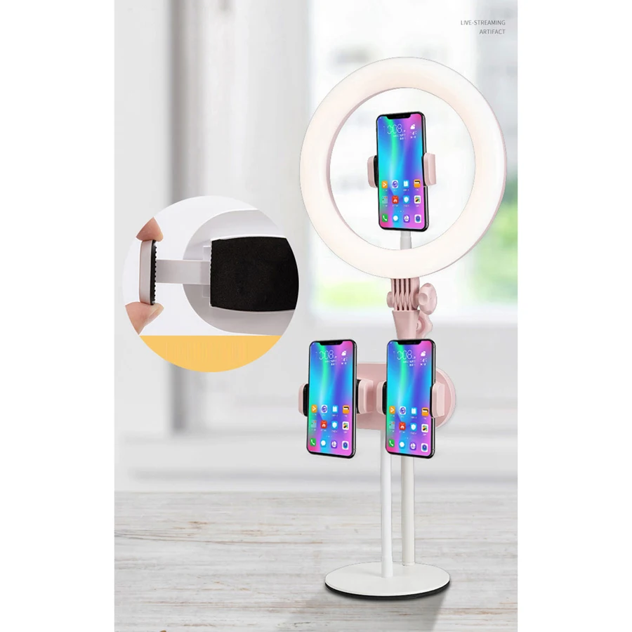 

Table Lamp for Bedroom Bedside Led Desk Stand Ring Lamp Modern Table Lamps for Living Room Eye Protection Children Masa Lambasi