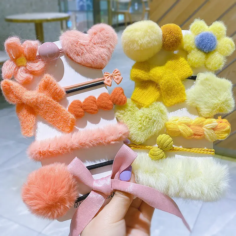 

Женская плюшевая заколка AWAYTR, на осень/зиму