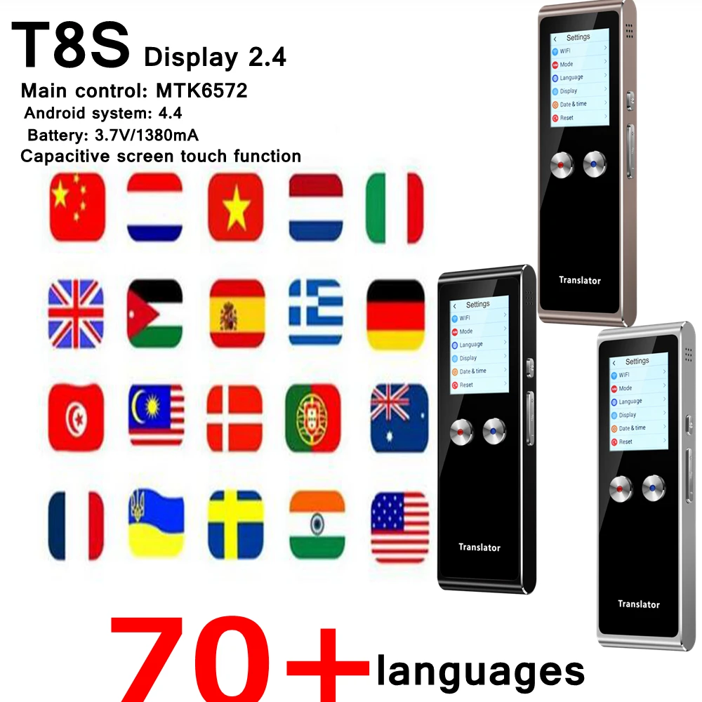 Умный переводчик для мгновенного голосового сканирования фотографий 2 4 дюймовый