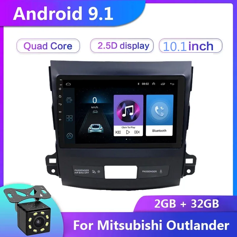

Android 9.1 IPS For Mitsubishi Outlander 2006 2007-2012 Peugeot 4007/Citroen C-Crosser Car DVD multimedia GPS navigation Player