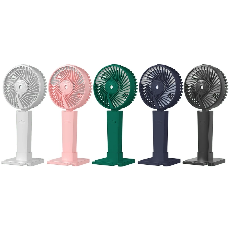 Портативный портативный вентилятор с светодиодный &amp распыления воды