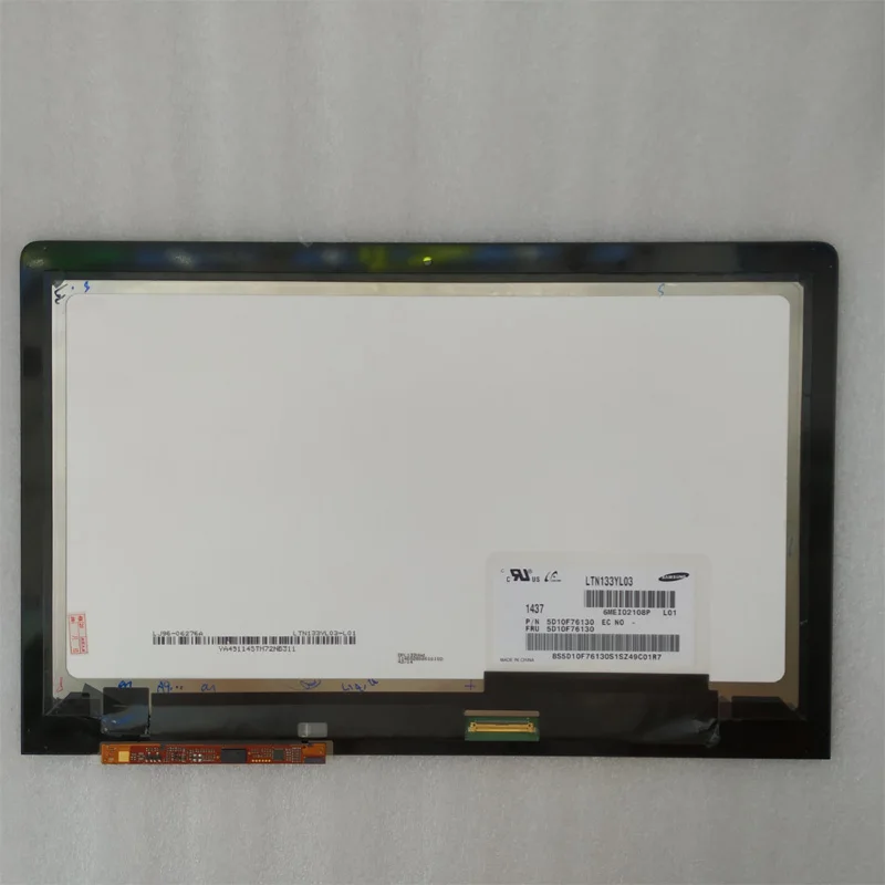 Jual Grade A + Display Panel Dengan Sentuhan Layar Digitizer LTN133YL03-L01 Untuk Lenovo YOGA 3 PRO 1370