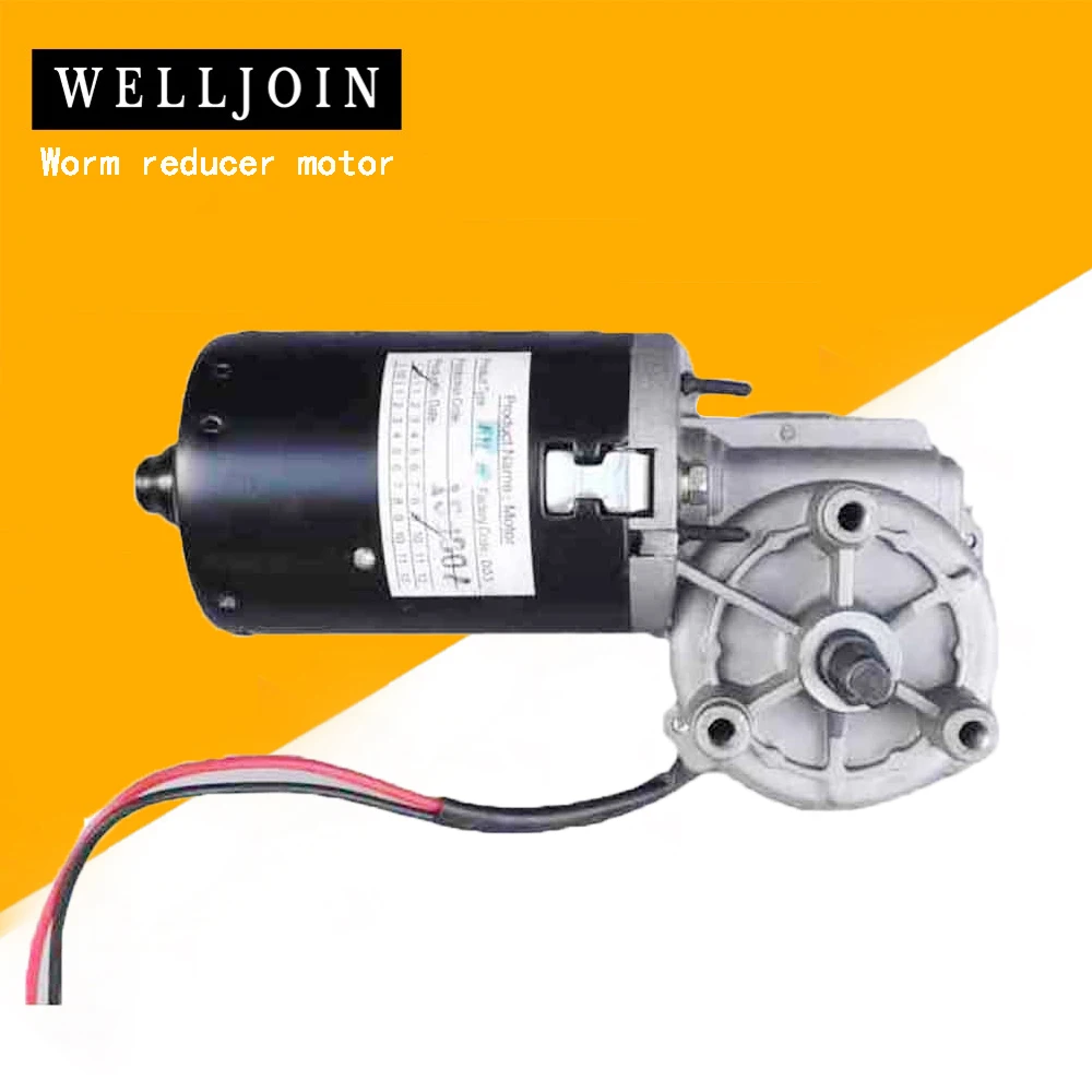 Potência do Motor de Alta Velocidade do Redutor Trava a Engrenagem Positiva e Negativa o Auto de Alta 24v da C.c. do Sem-fim da Engrenagem do Metal Pode Que Ser