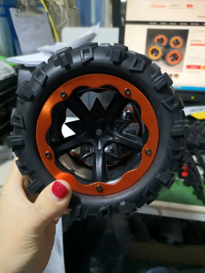 1/10 гоночный грузовик Truggy осевой Тип S ummit Revo GT2 шины и обод для HPI 4 6 Flux 5.9 T8 E-Maxx Hobao HSP