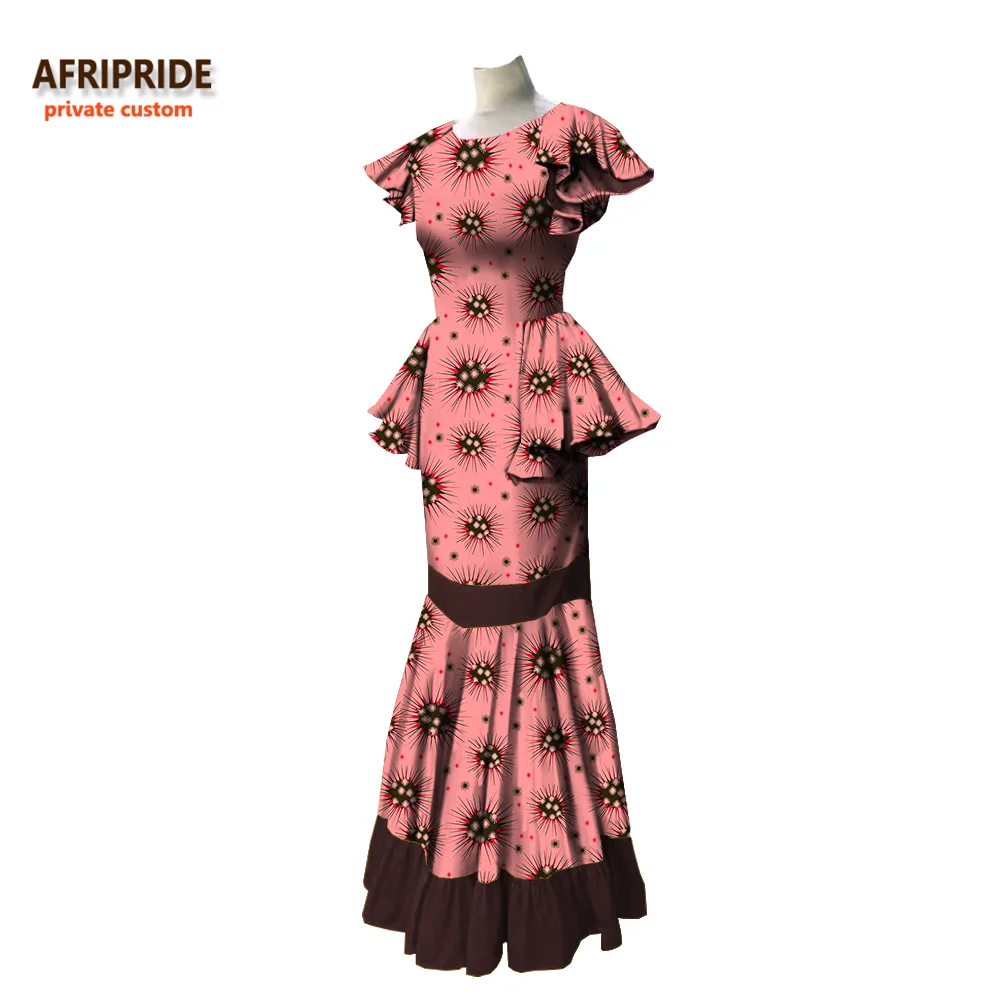 Женское винтажное платье в африканском стиле с принтом AFRIRPIDE короткое вечернее