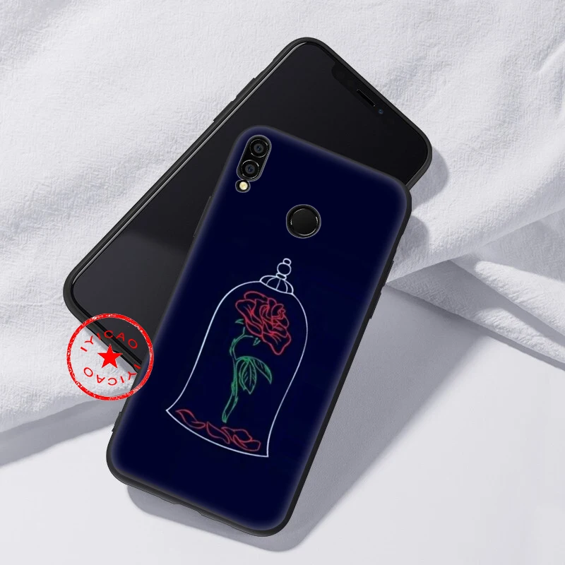 IYICAO Красавица и Чудовище мягкий чехол для huawei Honor 20 10 9X9 8X 8C 8 7X 7A 6A Lite рro вид