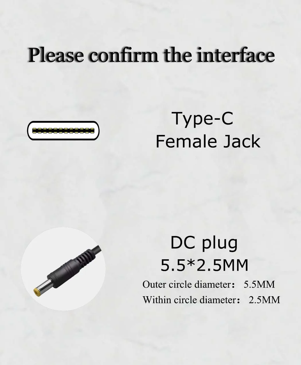JORINDO 0 15 м/2 5 фута ноутбук PD Кабель адаптер для зарядки type C Женский Разъем DC5.5 * мм