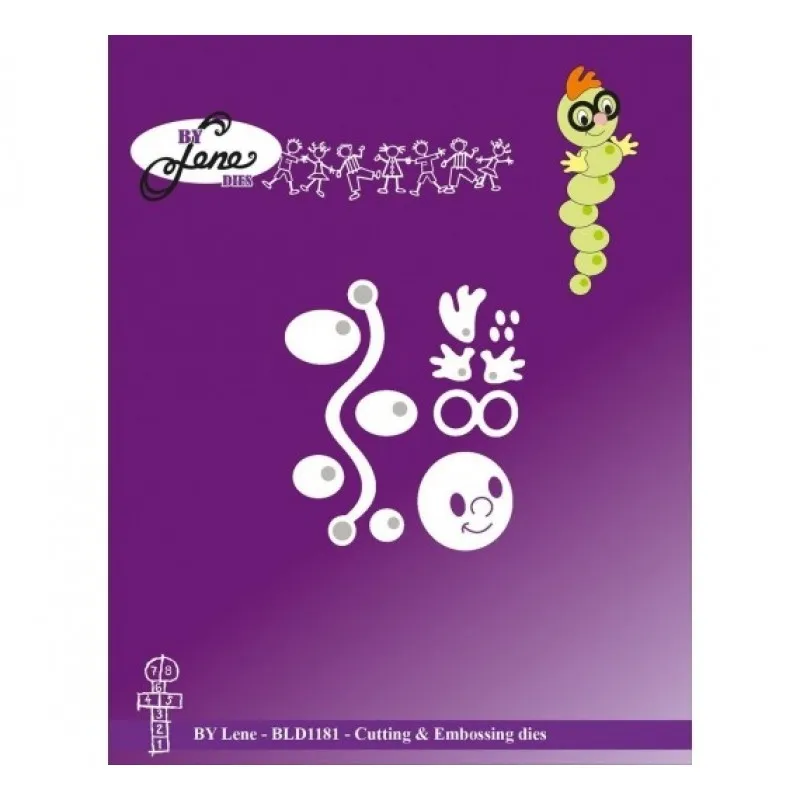 Металлические штампы гусеницы трафареты для сделай сам Скрапбукинг альбом