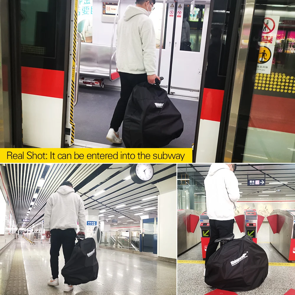 Rhinowalk 16 Inch Rainproof Lightweight Folding Bicycle Storage Bag Portable Bike Carry Accessories | Спорт и развлечения