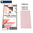 15 Втм. k Тепловая правая теплопроводная силиконовая прокладка для ЦП графического процессора ноутбука, тепловая паста 95x50x50x01, 52 мм