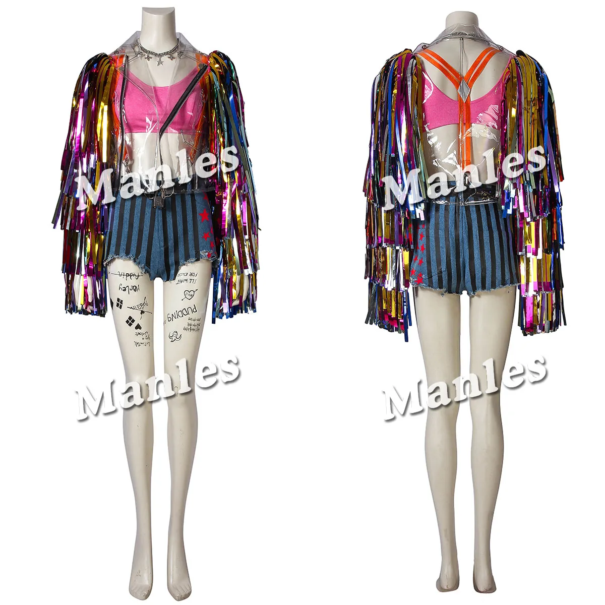 Костюм Бэтмена хищных птиц и фантазийной эмансипации одного Харли Куинн, пальто для косплея, куртка, реквизит для взрослых, женская одежда
