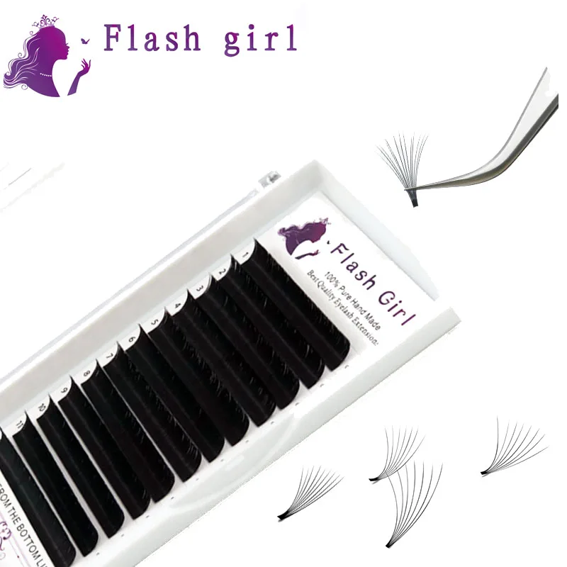 Flash girl Auto Fans ресницы цветение наращивание ресниц для создания веера