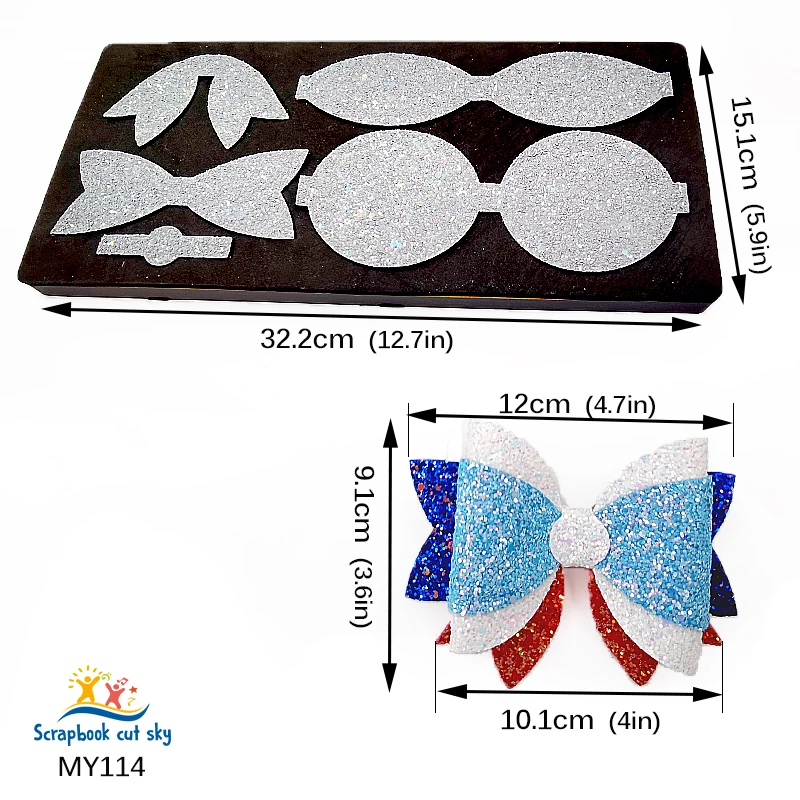 

Bows DIY MY114 Muyu Wooden Mold Scrapbook Cutting Dies Suitable For Market General Machines