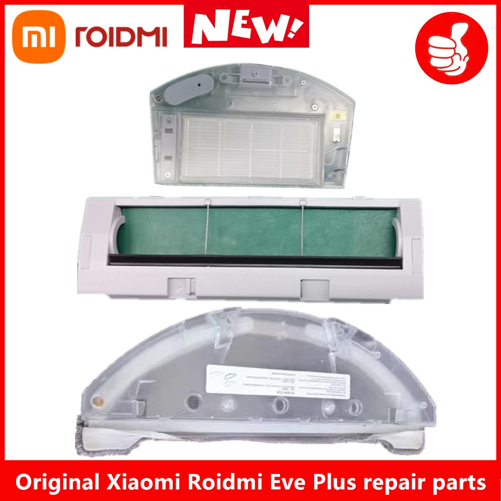 

Original Xiaomi Roidmi Eve Plus main brush cover assembly electric control dust collecting water tank mopping module accessories