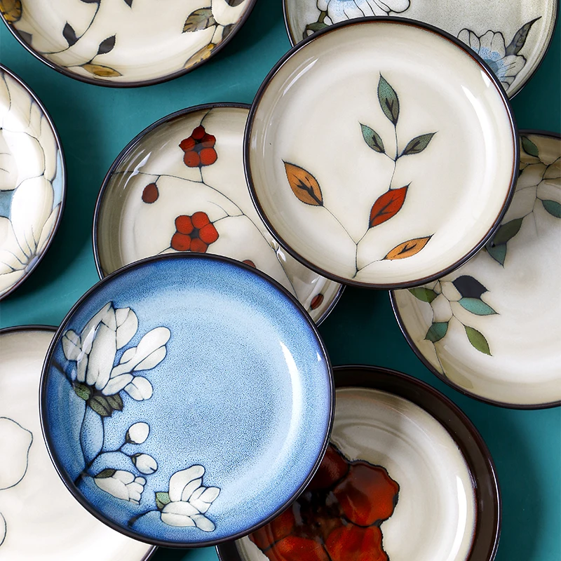 

Ceramic creative soup dish deep plate family rice fruit salad