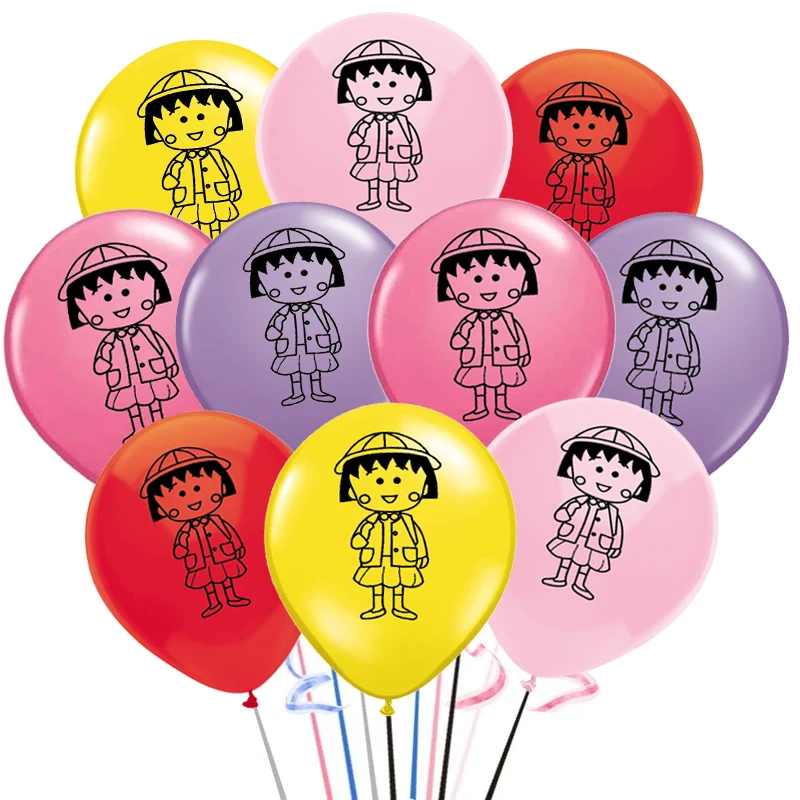 Воздушные шары Chibi Maruko-chan из латекса 12 дюймов 10 шт./лот