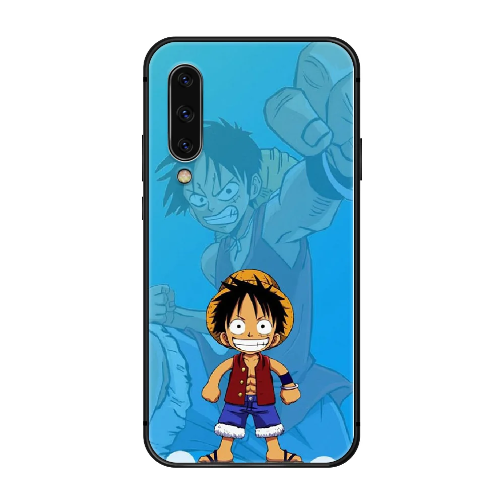 

Monkey D. Luffy Phone Case Cover For Samsung Galaxy A10 A20 A30 E A40 A50 A51 A70 A71 J 5 6 7 8 S black hoesjes silicone funda