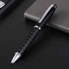 Guoyi B021 черный плед шариковая ручка бизнес-подарок в простом стиле 0,7mm перо металлические вращающиеся ручки студент кан