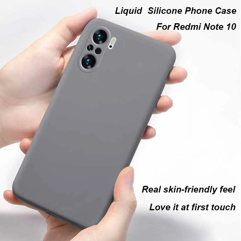 

For Redmi Note 10,Redmi Note 10 Pro Phone Case, Shockproof Liquid Silicone Protective Phone Cover for Redmi K40 Xiaomi 11 Ultra
