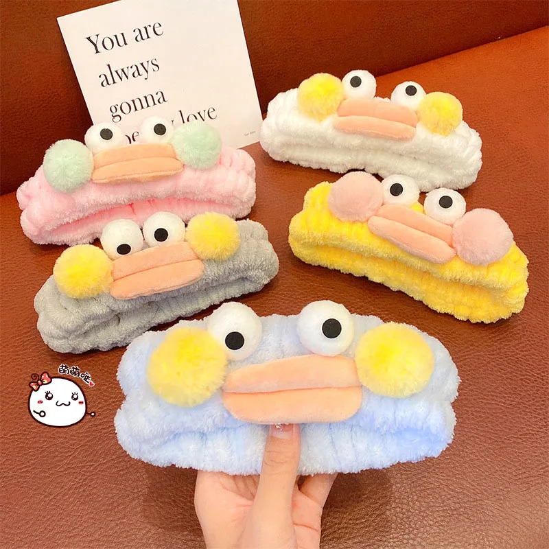 

Autumn Winter Lovely Cartoon Women Plush Hairband Headband Funny Big Eyes Girls Cute Hairband Hairwear Fashion Hair Accessory