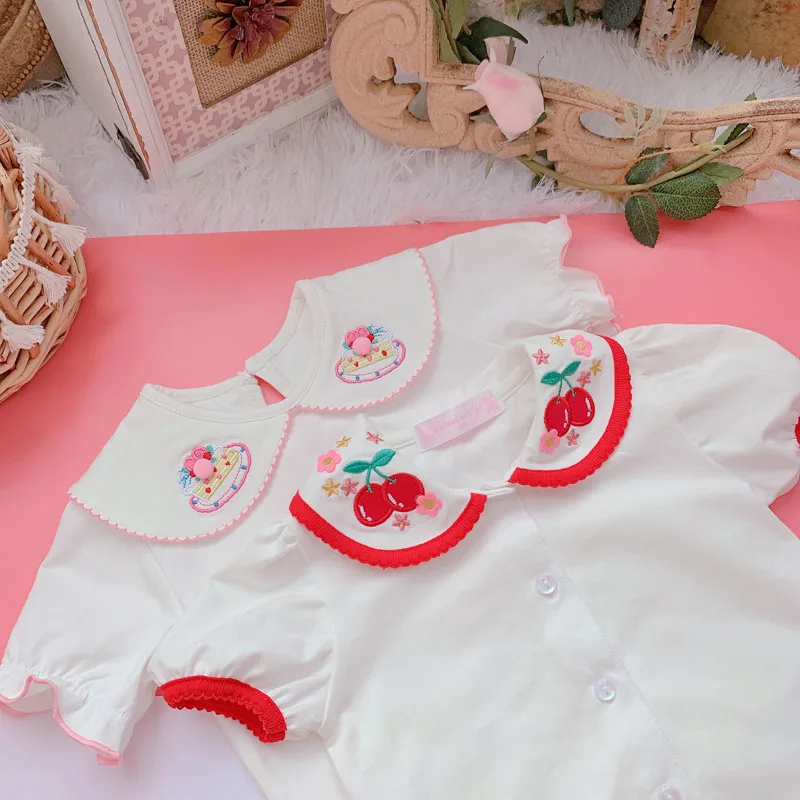 Футболка с короткими рукавами для девочек летняя хлопковая футболка костюм