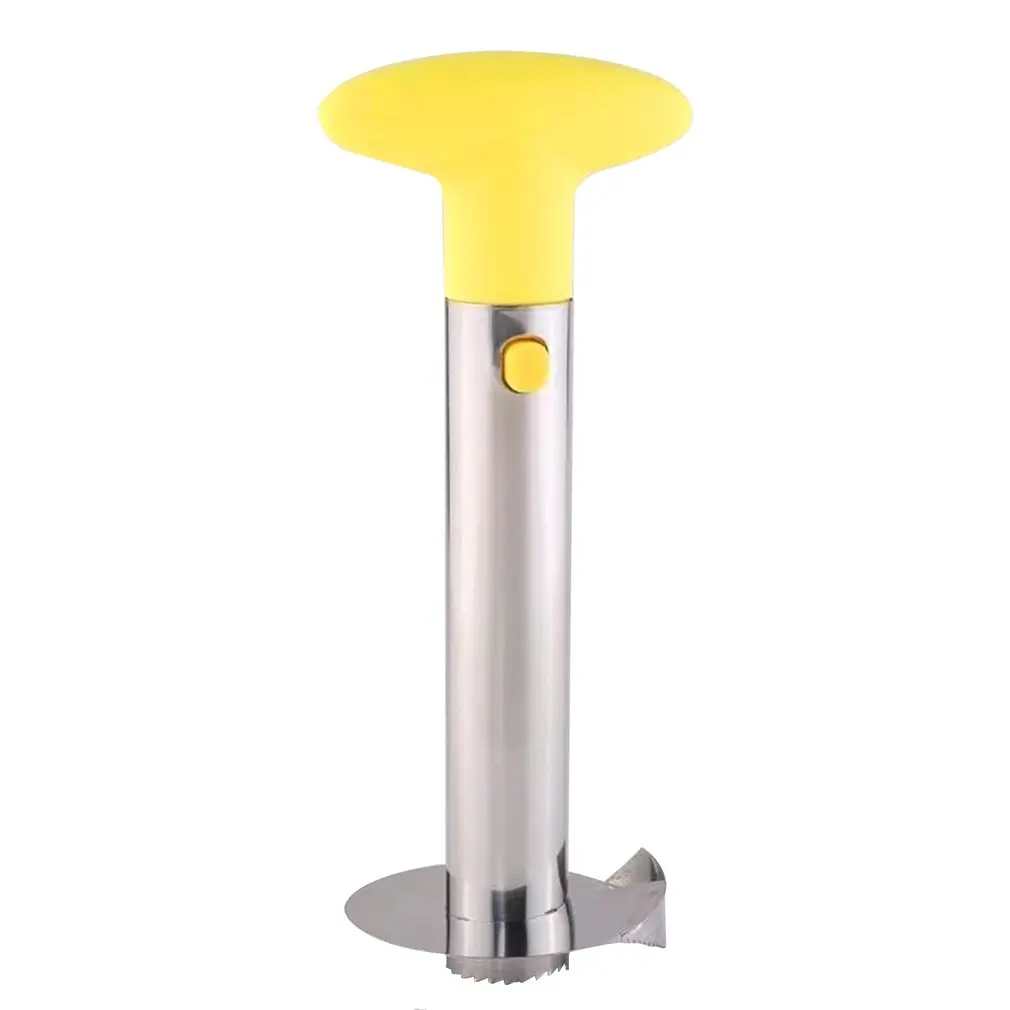 

Stainless Steel Fruit Pineapple Cutter Peeler Corer Slicer Easy Kitchen Tool Practical Pineapple Peeler