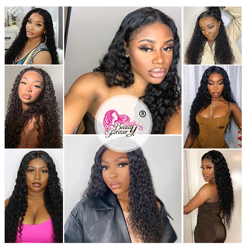 Кудрявые Малазийские Волосы Beauty Forever кружевная застежка волосы без повреждений