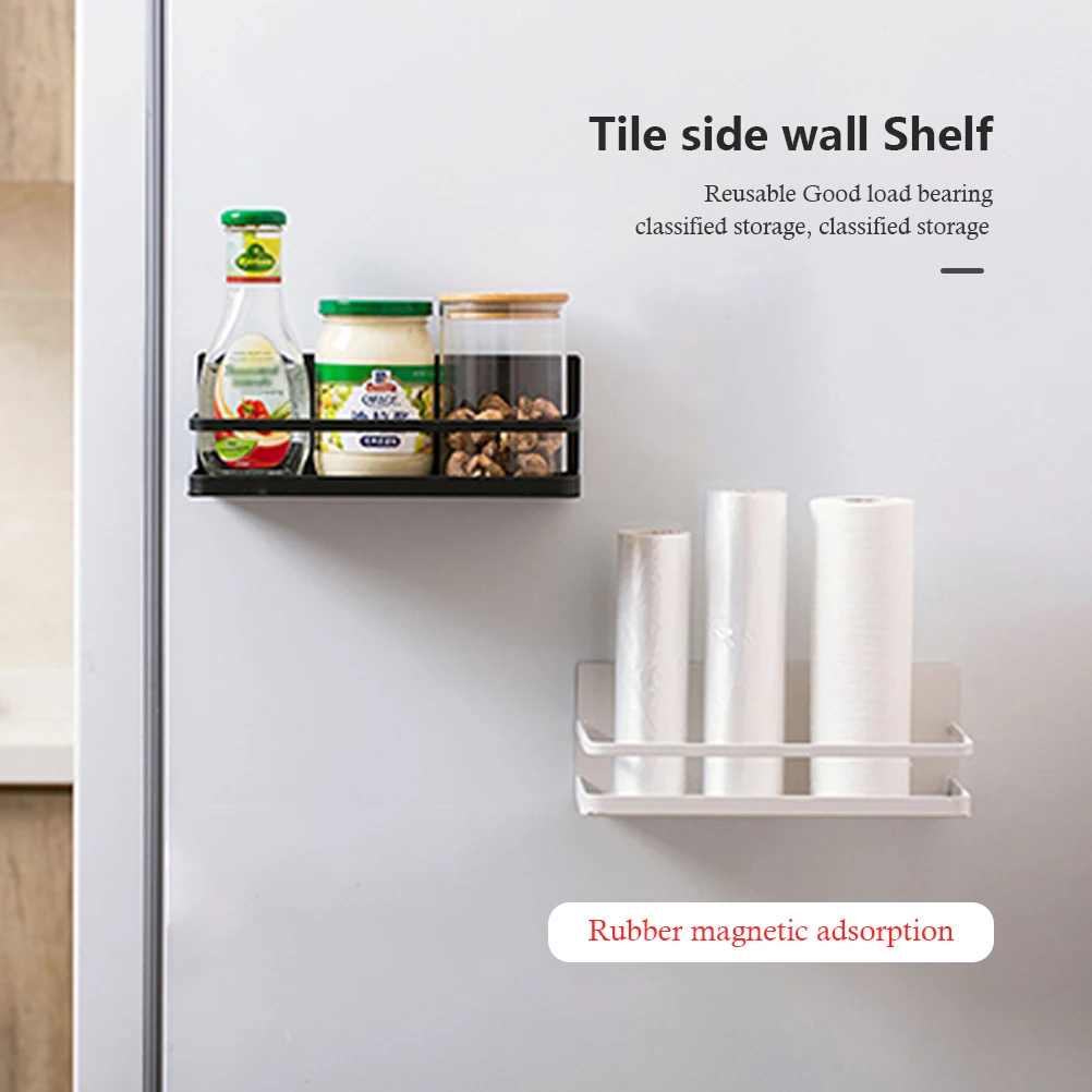 Кухня стойка для холодильника Магнитный мульти Функция перфорация стеллаж